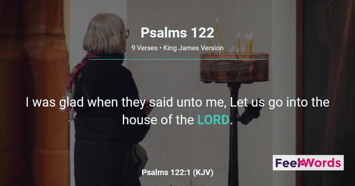Psalms Chapter 122 (KJV)