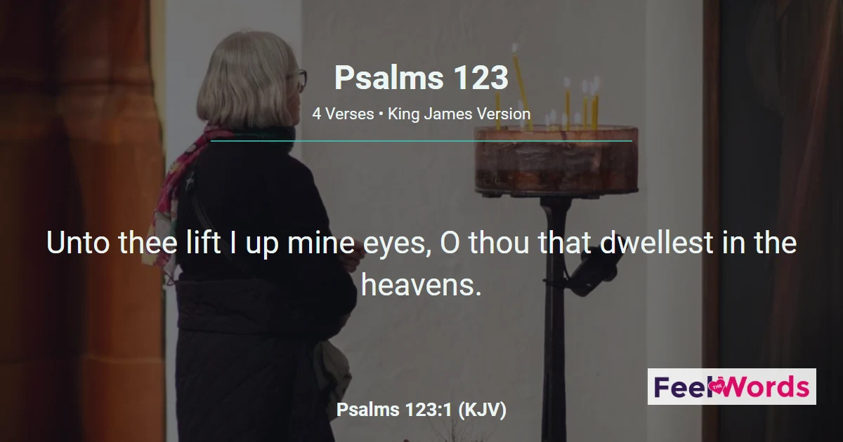 Psalms Chapter 123 (KJV)