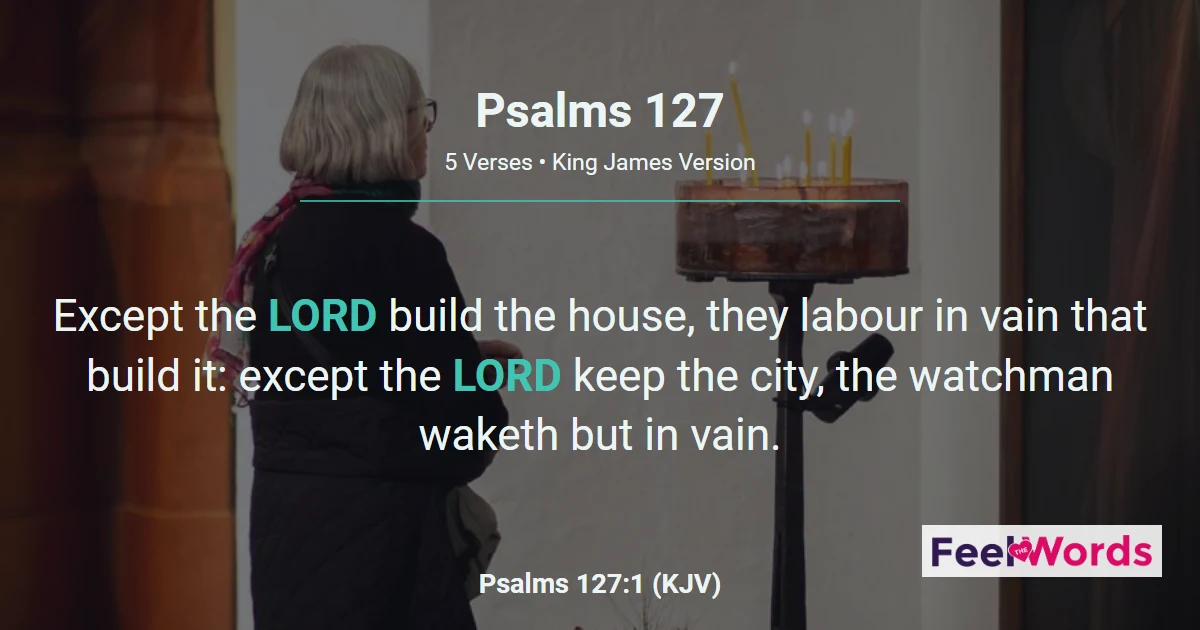 Psalms Chapter 127 (KJV)