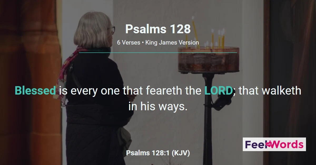Psalms Chapter 128 (KJV)