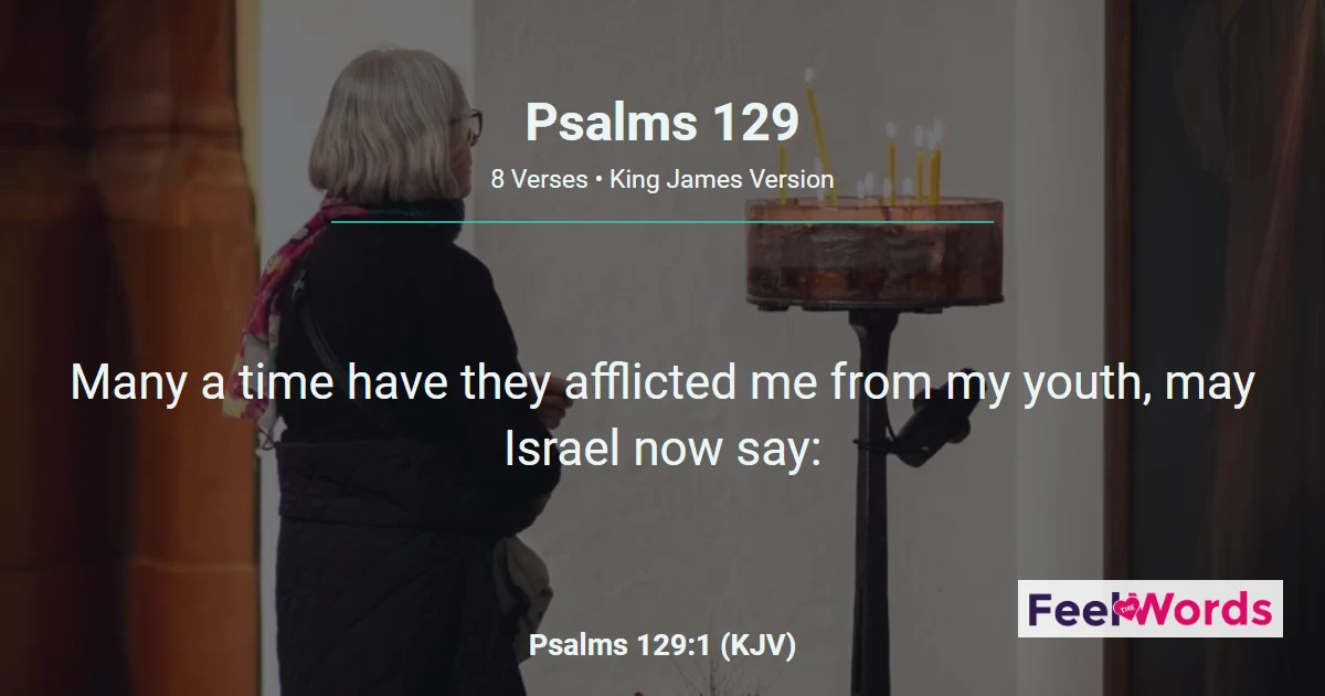 Psalms Chapter 129 (KJV)