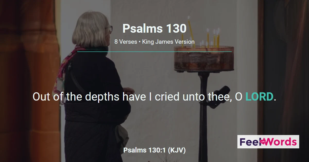 Psalms Chapter 130 (KJV)