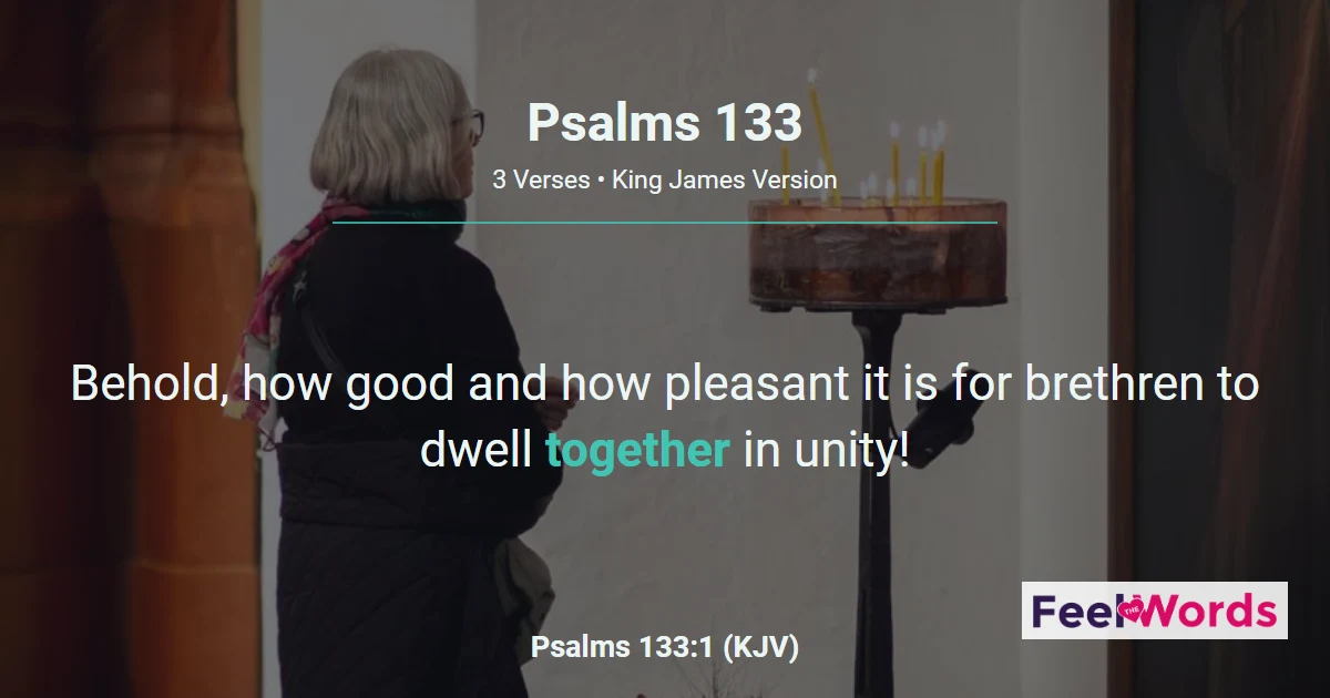 Psalms Chapter 133 (KJV)
