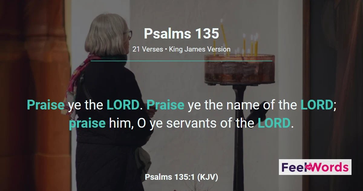 Psalms Chapter 135 (KJV)