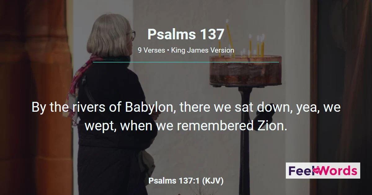 Psalms Chapter 137 (KJV)