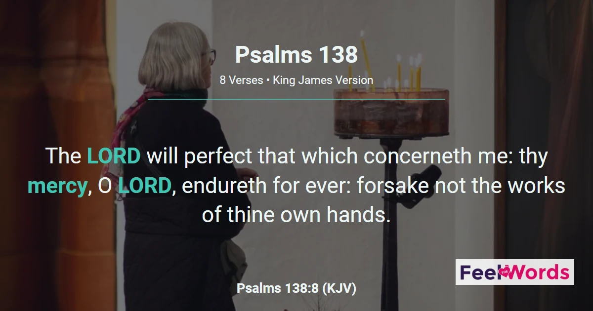 Psalms Chapter 138 (KJV)