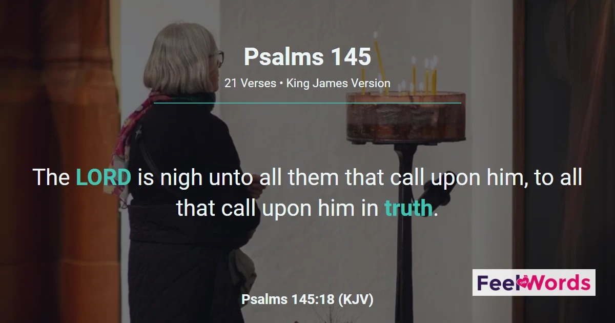 Psalms Chapter 145 (KJV)