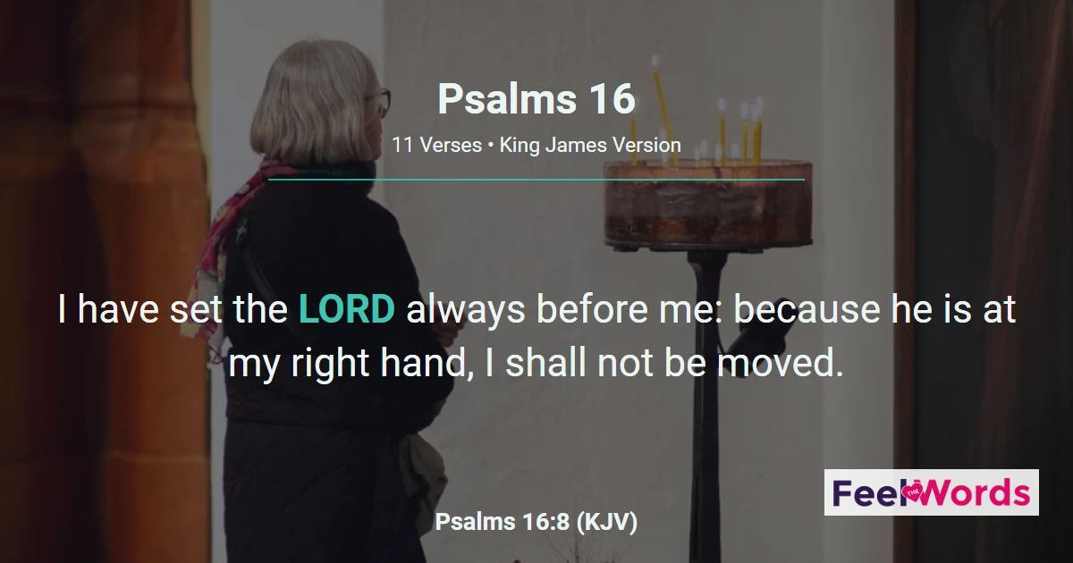 Psalms Chapter 16 (KJV)