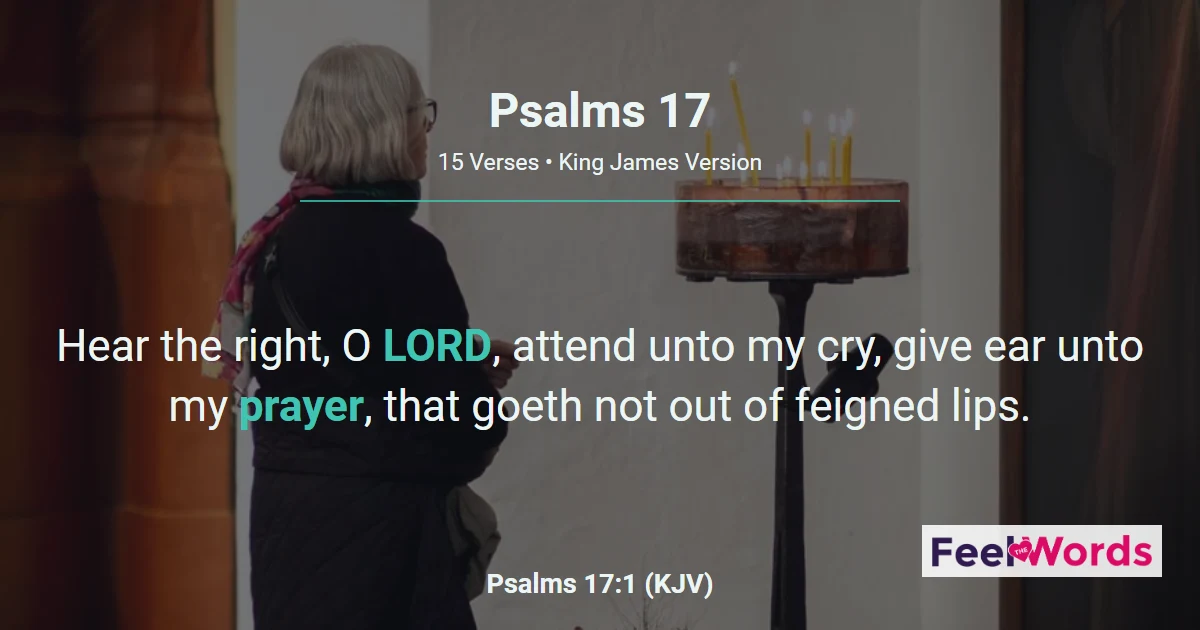 Psalms Chapter 17 (KJV)