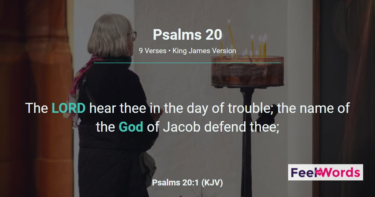 Psalms Chapter 20 (KJV)