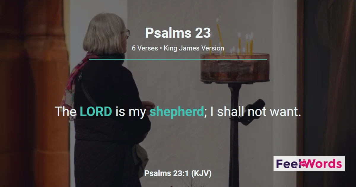 Psalms Chapter 23 (KJV)