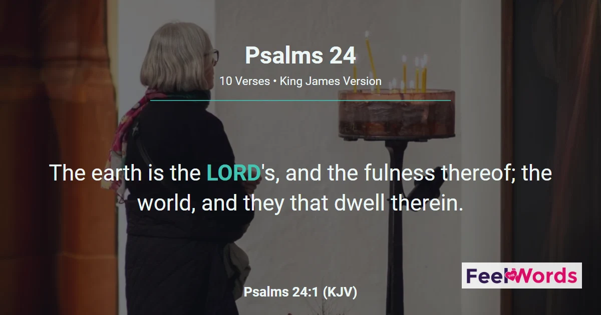 Psalms Chapter 24 (KJV)