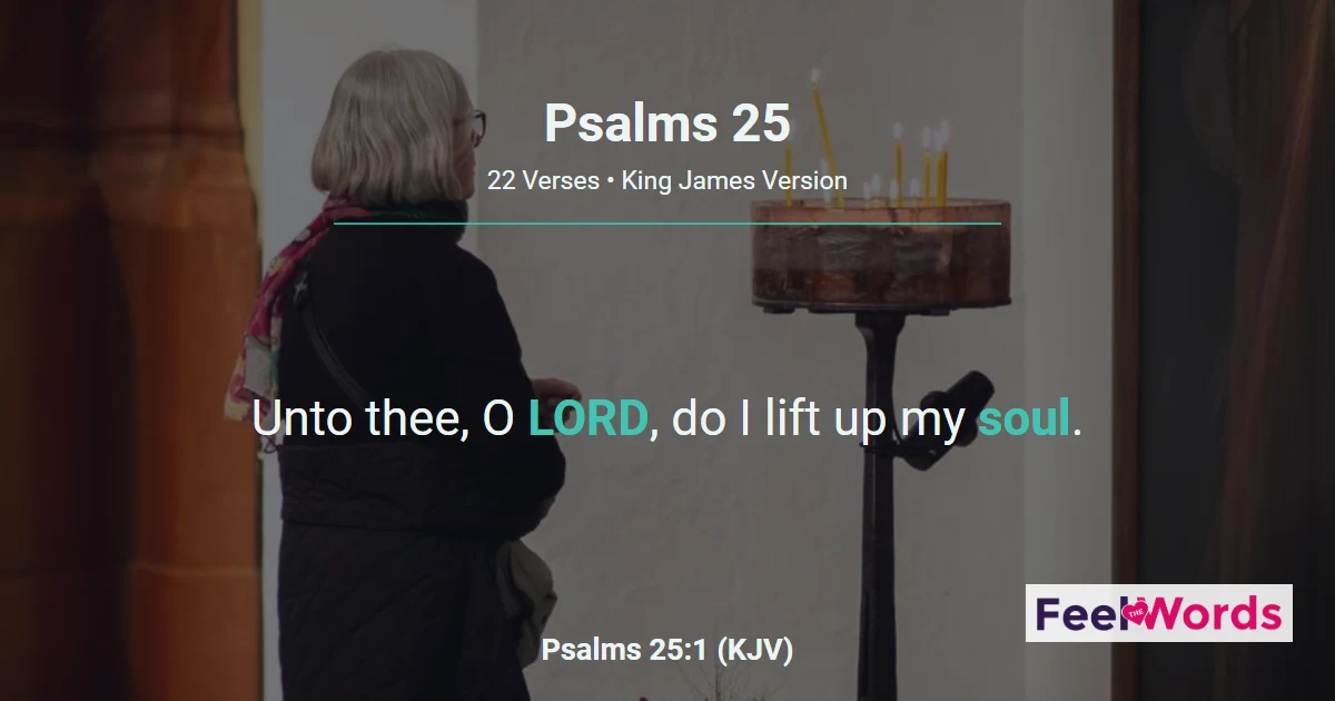 Psalms Chapter 25 (KJV)