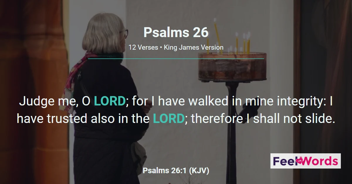 Psalms Chapter 26 (KJV)