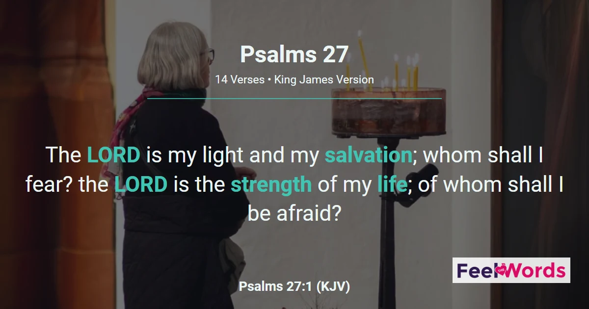 Psalms Chapter 27 (KJV)