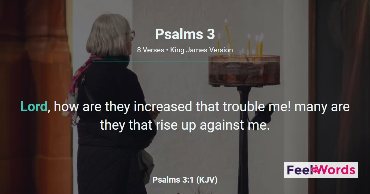 Psalms Chapter 3 (KJV)