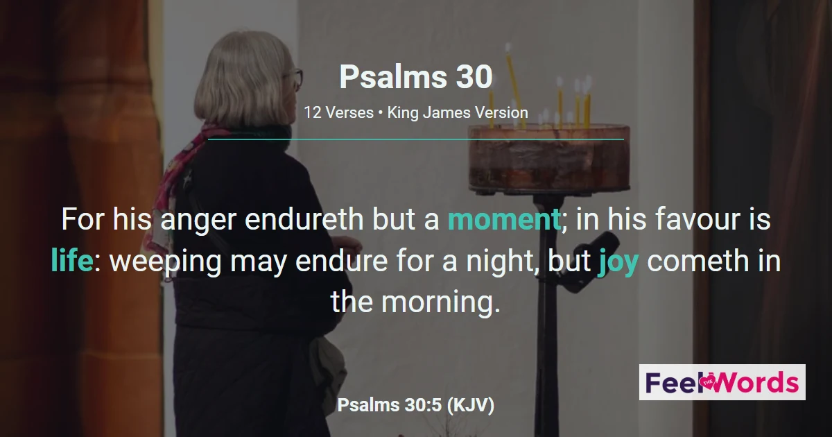 Psalms Chapter 30 (KJV)