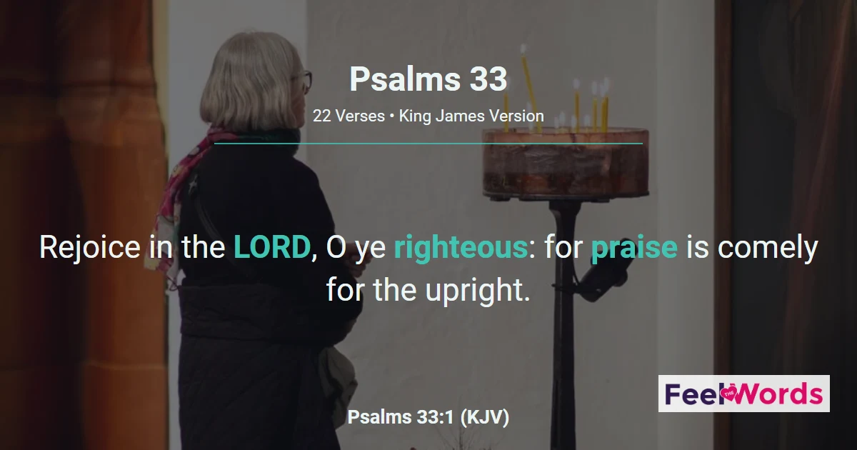 Psalms Chapter 33 (KJV)