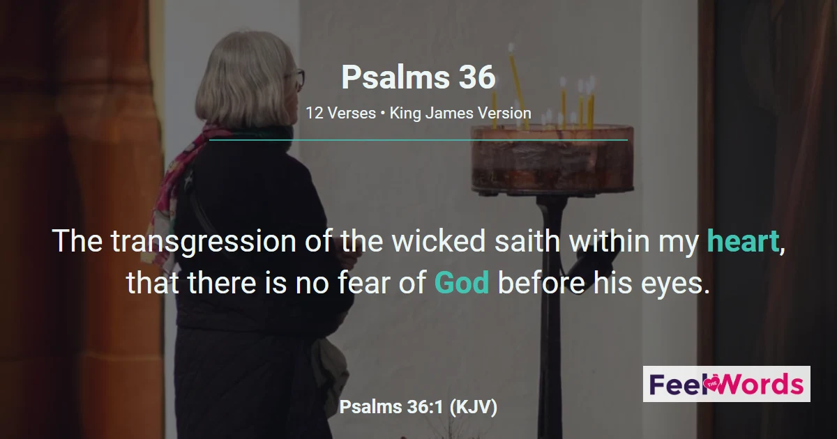 Psalms Chapter 36 (KJV)