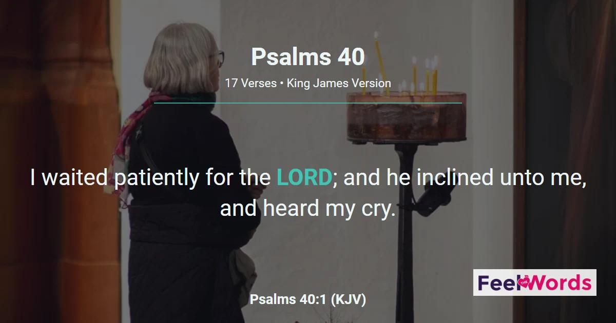 Psalms Chapter 40 (KJV)