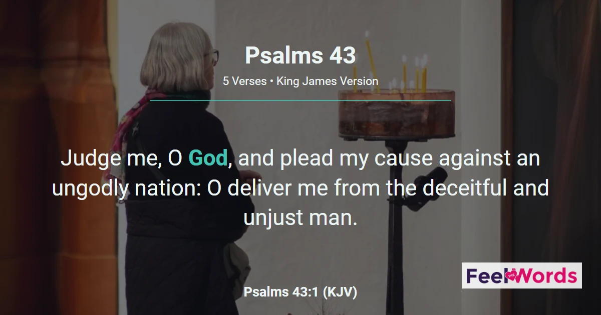 Psalms Chapter 43 (KJV)