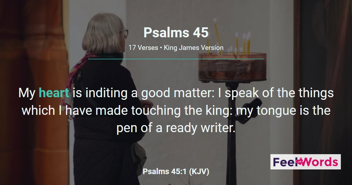 Psalms Chapter 45 (KJV)