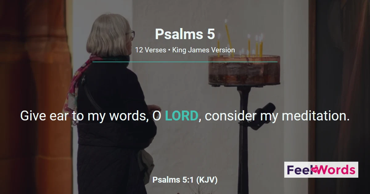 Psalms Chapter 5 (KJV)