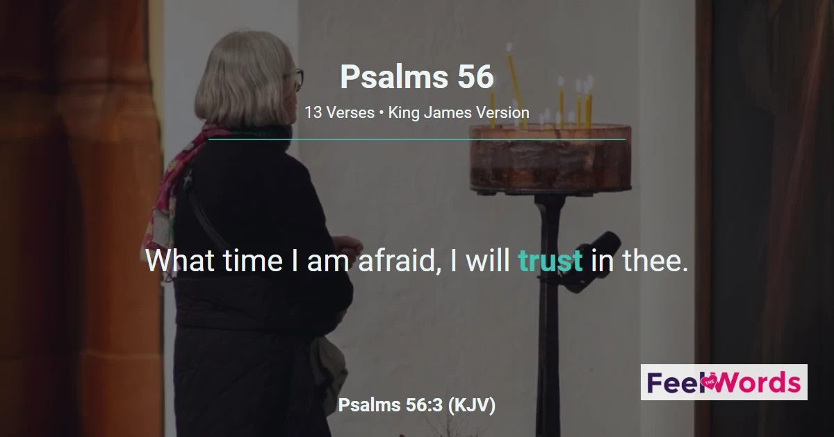 Psalms Chapter 56 (KJV)
