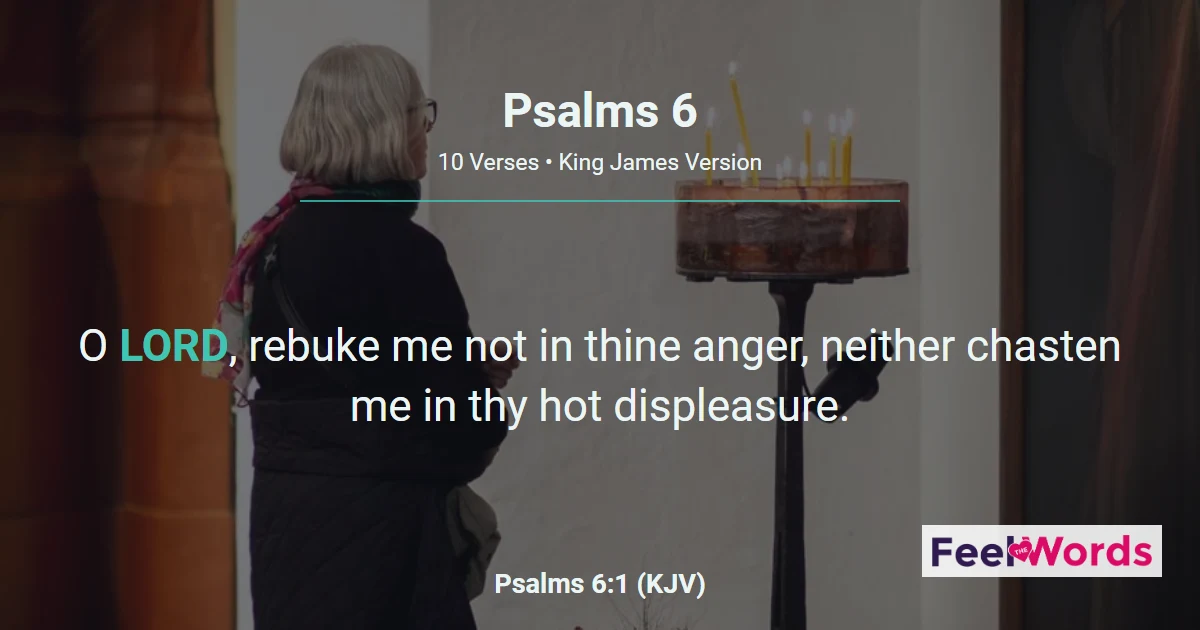 Psalms Chapter 6 (KJV)