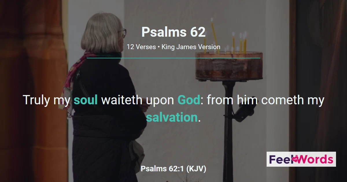 Psalms Chapter 62 (KJV)