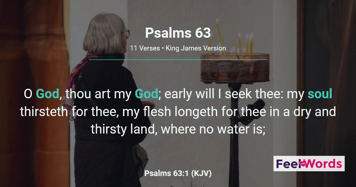 Psalms Chapter 63 (KJV)