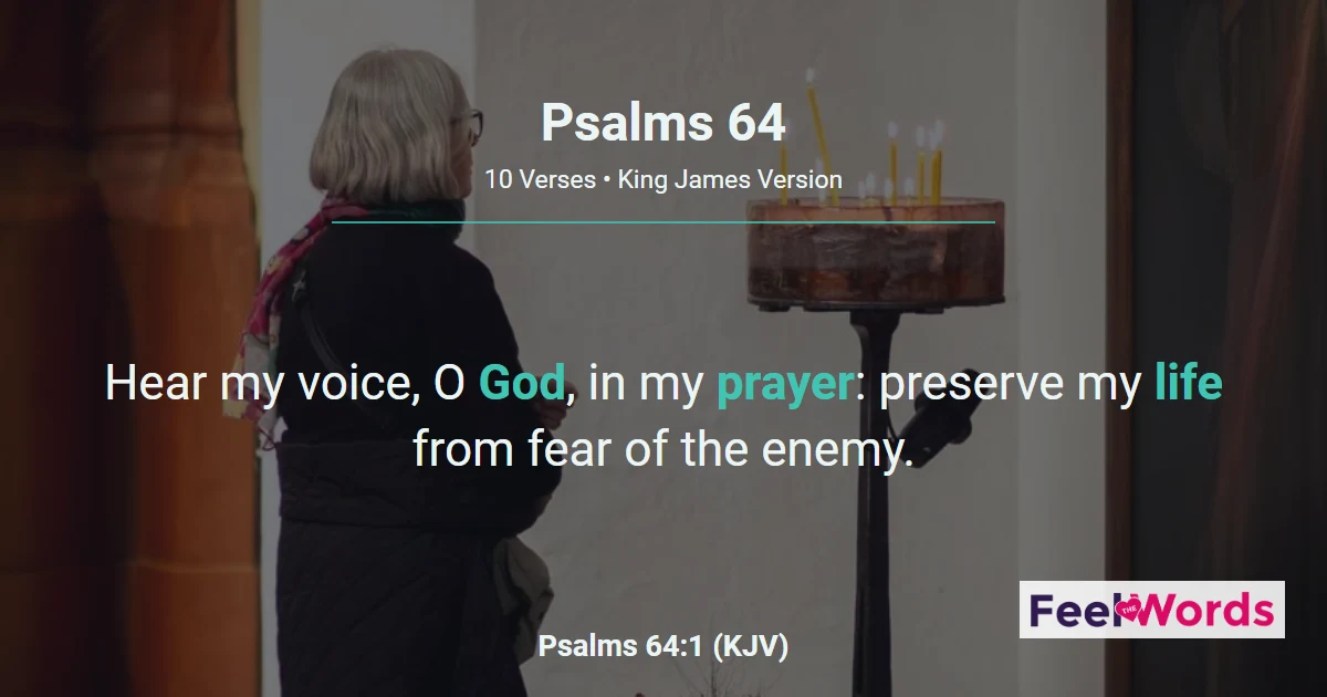 Psalms Chapter 64 (KJV)