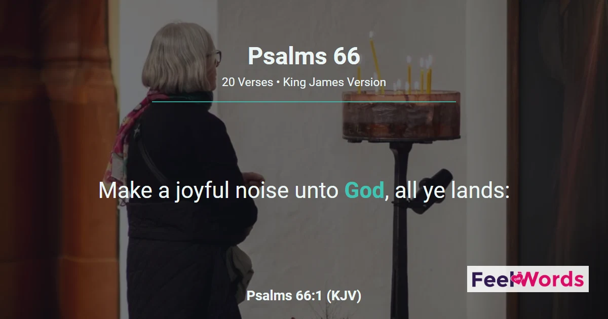 Psalms Chapter 66 (KJV)