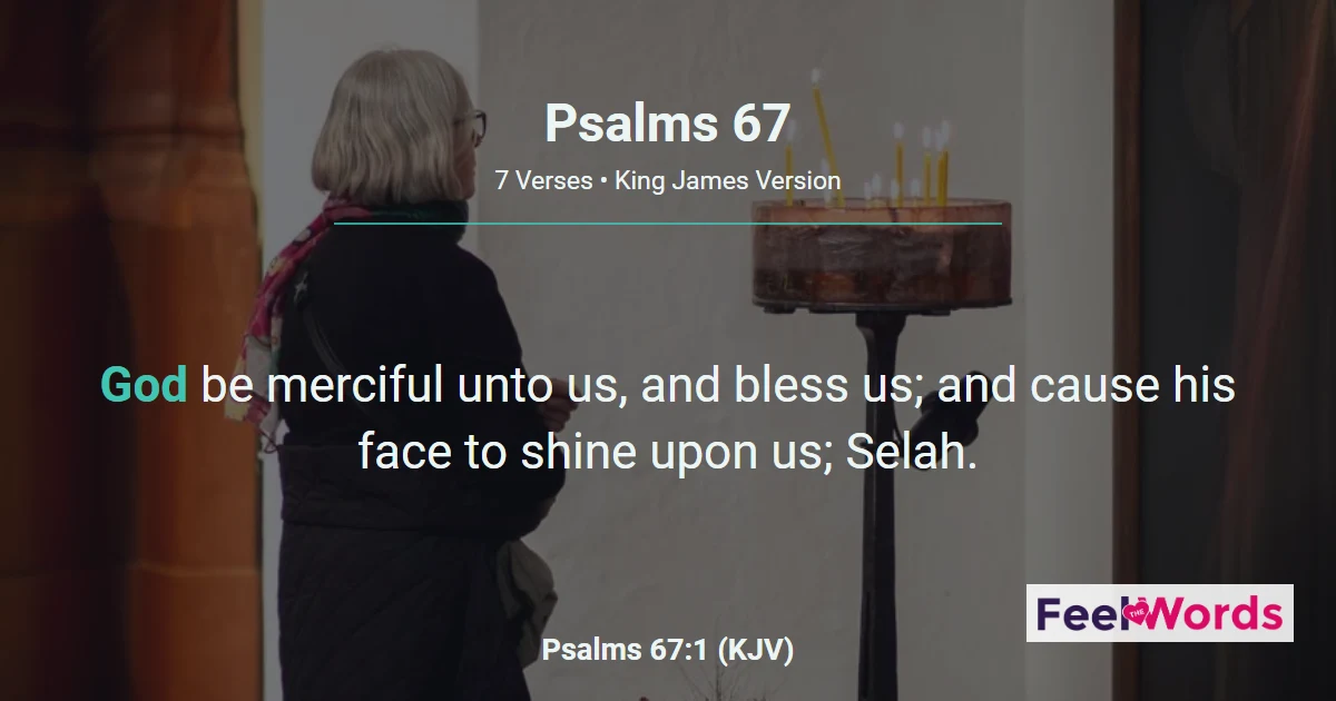 Psalms 67 – Let All the People Praise Thee