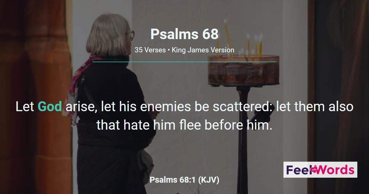 Psalms Chapter 68 (KJV)