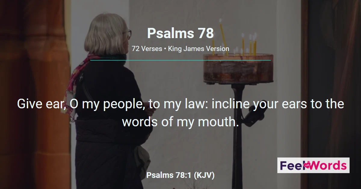 Psalms Chapter 78 (KJV)