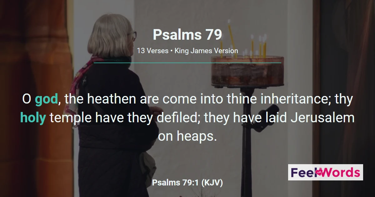 Psalms Chapter 79 (KJV)