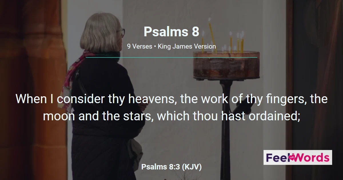 Psalms Chapter 8 (KJV)