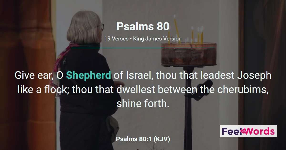 Psalms Chapter 80 (KJV)