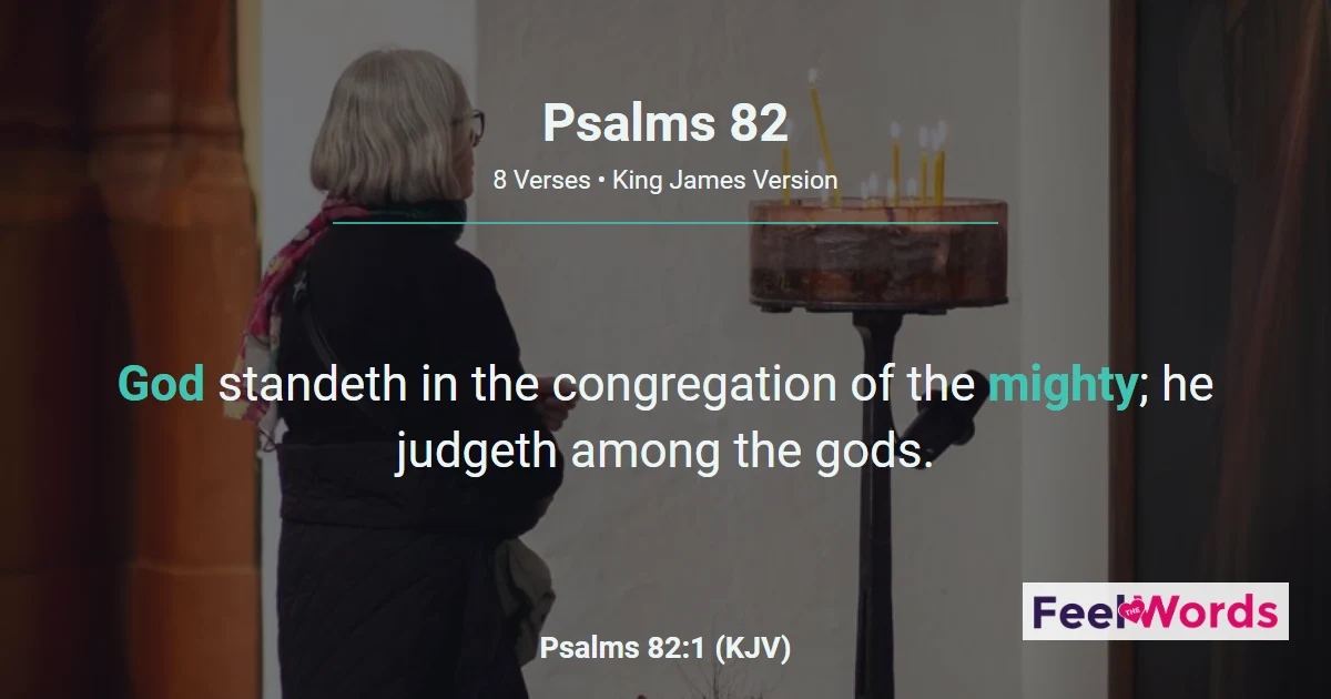 Psalms 82 – Defend the Poor and Fatherless