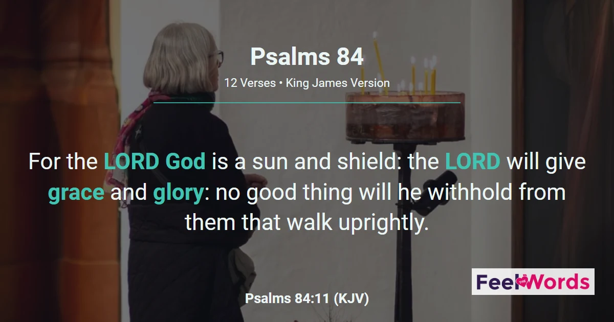 Psalms Chapter 84 (KJV)