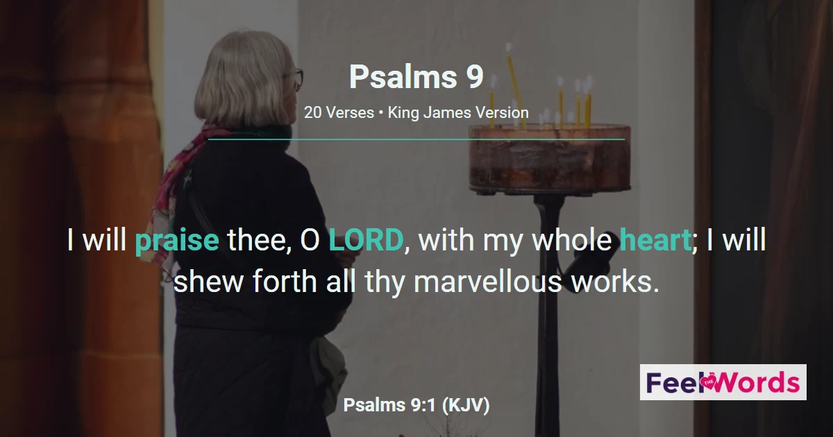 Psalms Chapter 9 (KJV)