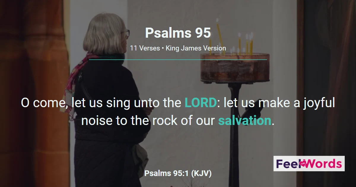 Psalms Chapter 95 (KJV)