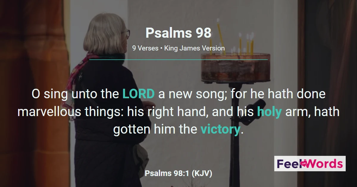 Psalm 98 KJV - A New Song for God's Salvation