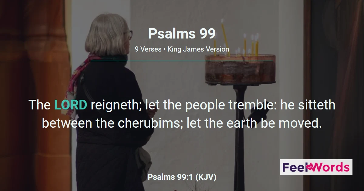 Psalms Chapter 99 (KJV)