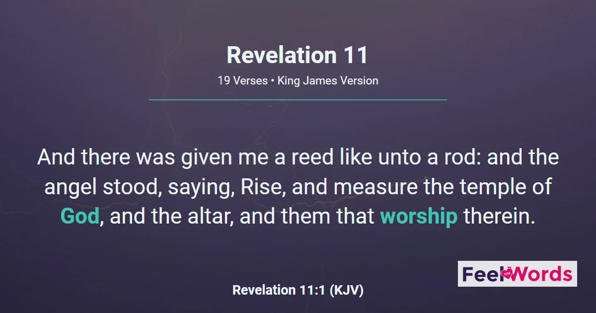 Revelation Chapter 11 (KJV)