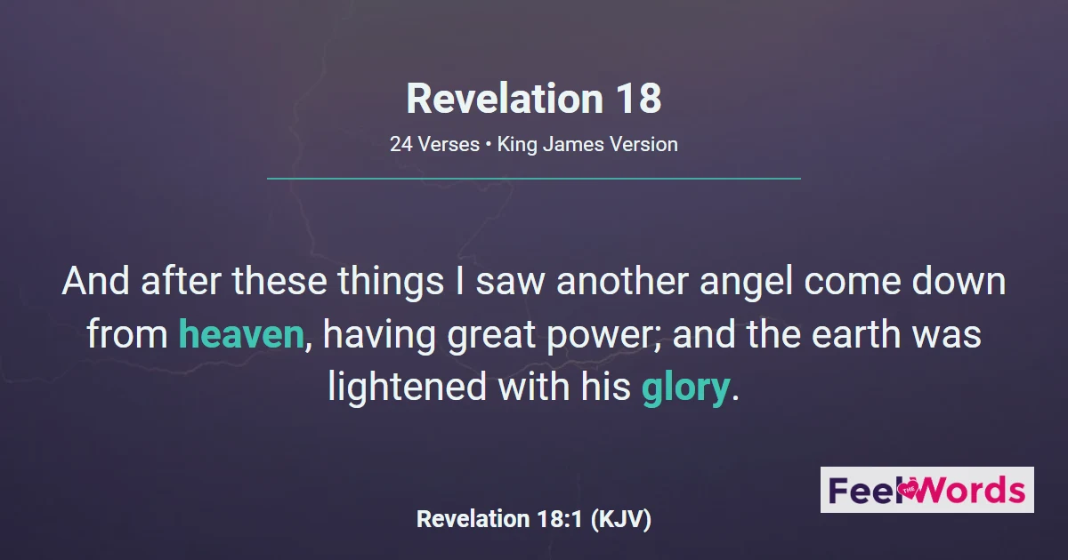 Revelation Chapter 18 (KJV)