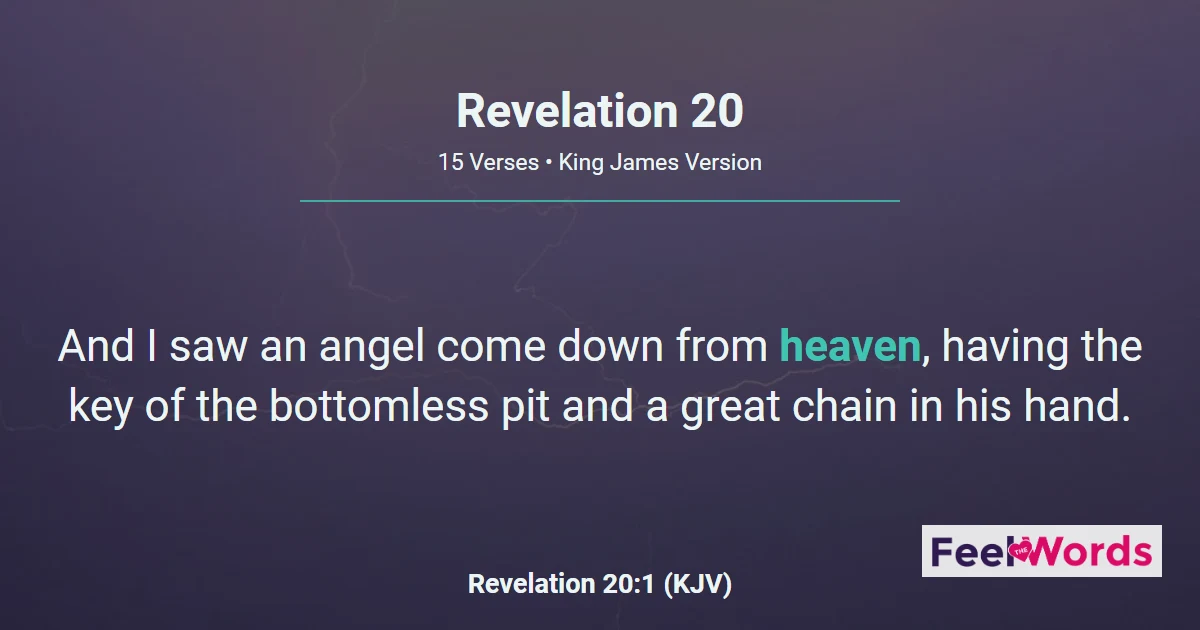 Revelation Chapter 20 (KJV)