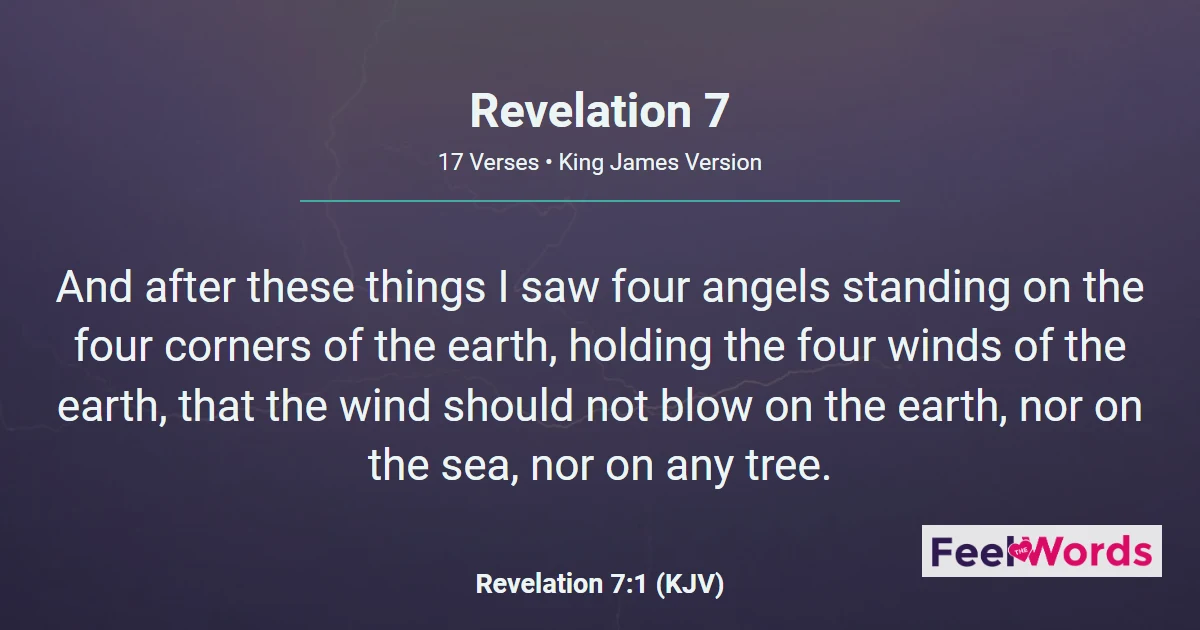 Revelation Chapter 7 (KJV)