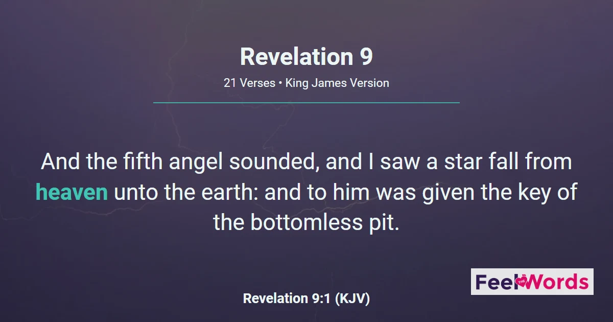 Revelation Chapter 9 (KJV)